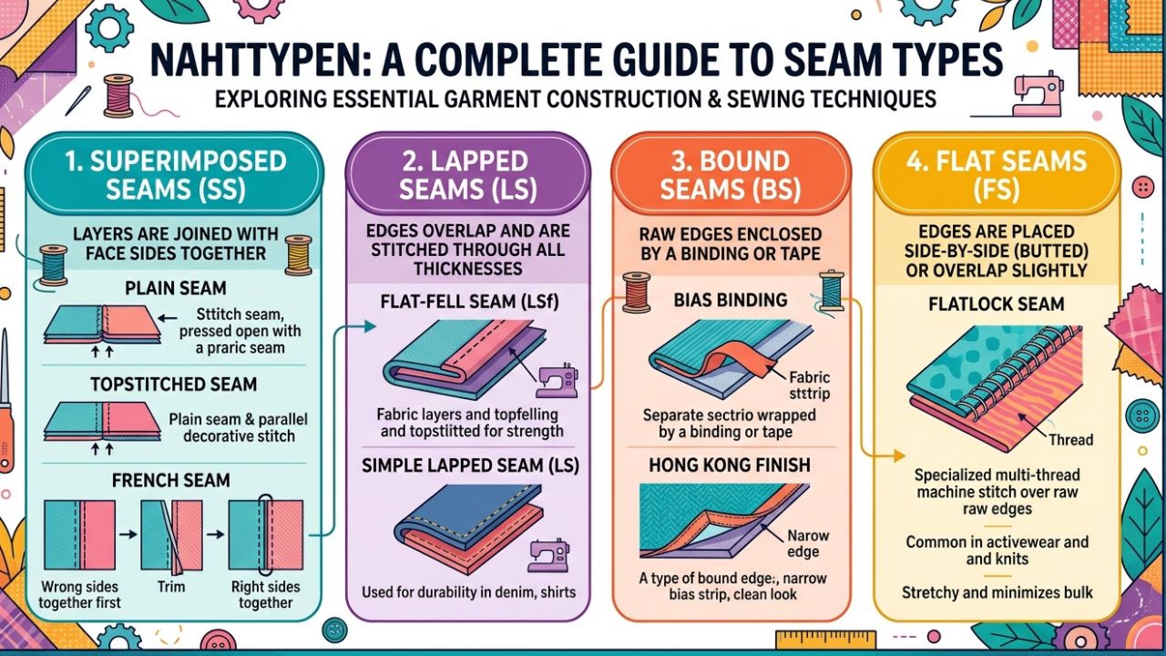 Nahttypen: A Complete Guide to Seam Types in Sewing and Garment Construction