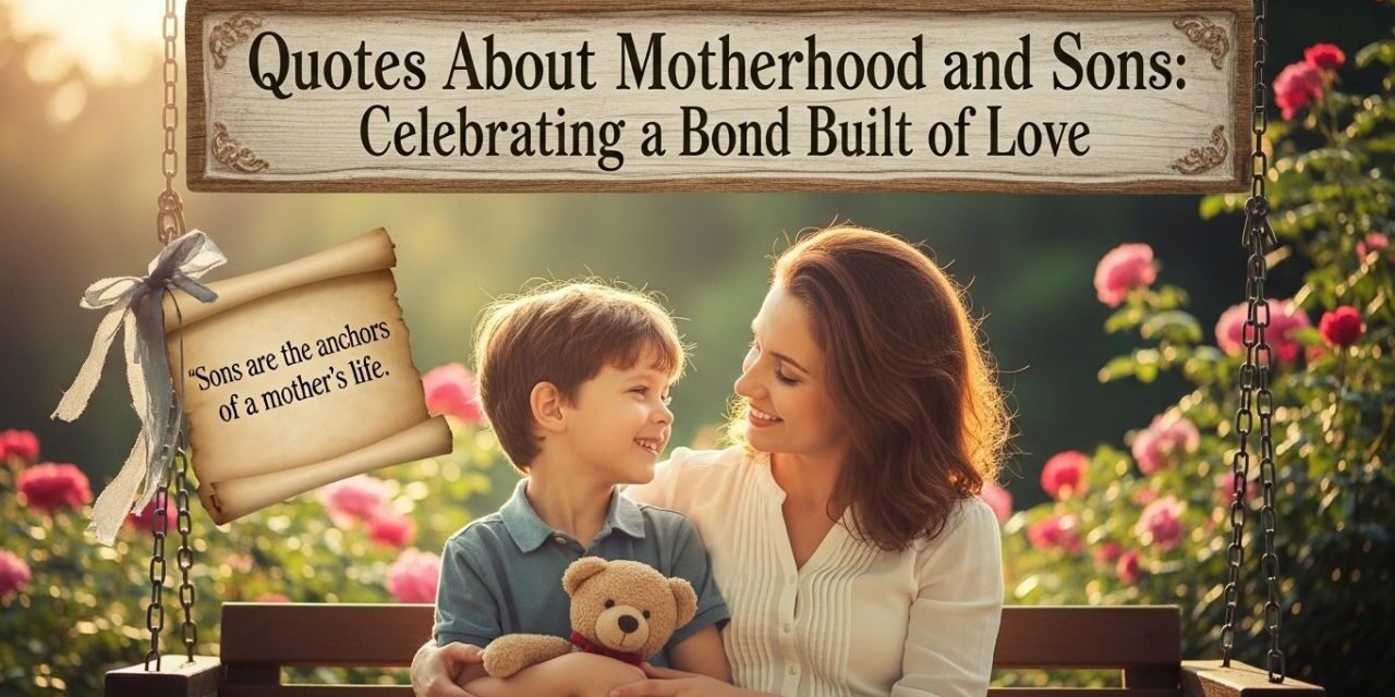 Quotes About Motherhood and Sons