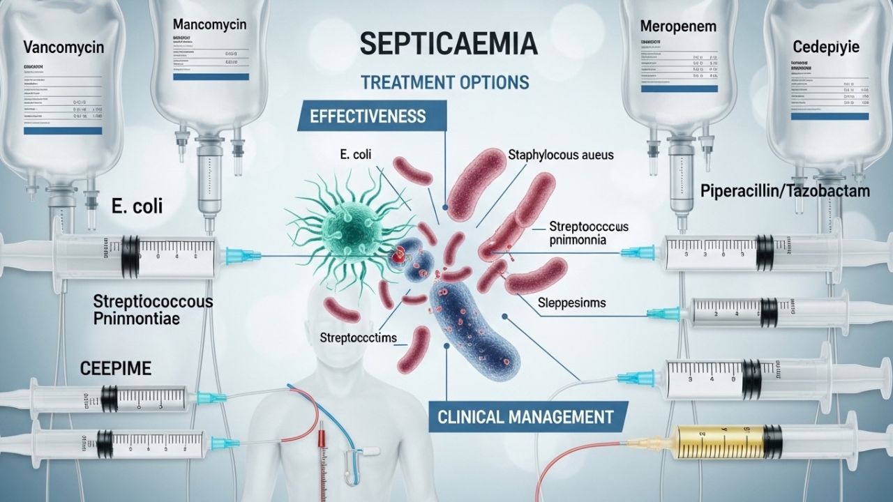 Antibiotics for Septicaemia: Treatment Options, Effectiveness, and Clinical Management