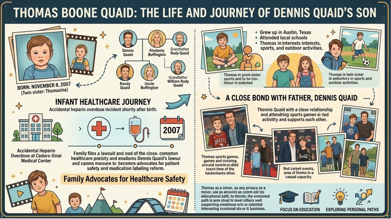 Thomas Boone Quaid: The Life and Journey of Dennis Quaid’s Son
