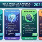 Best Wireless Earbuds Under 200 Dollars 2024