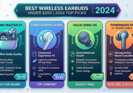 Best Wireless Earbuds Under 200 Dollars 2024