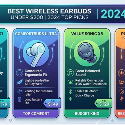 Best Wireless Earbuds Under 200 Dollars 2024